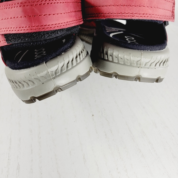 ECCO SPORT TERRA RED LEATHER HIKING SANDALS WOMEN SIZE US7/EU38 - Picture 11 of 14